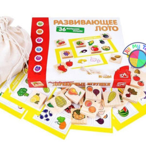 Деревянное лото «Фрукты, овощи, ягоды»